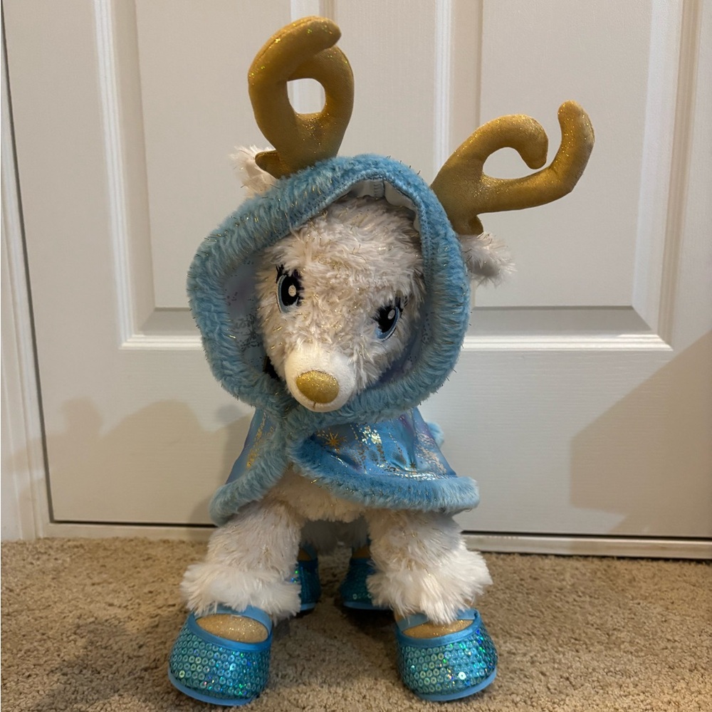 Build A Bear Glisten Reindeer Plush